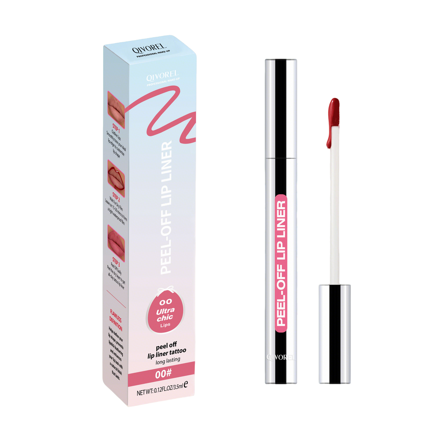 💋 2-in-1 Peel-Off Lip Color | Easy to Wear & Take Off