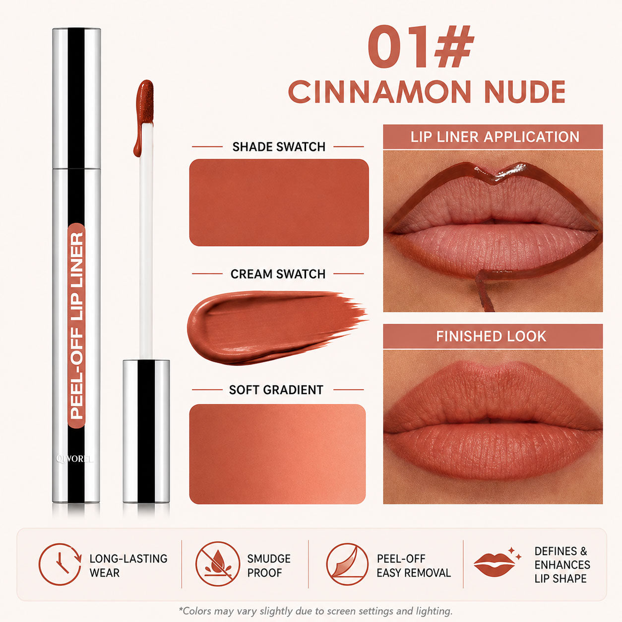 💋 2-in-1 Peel-Off Lip Color | Easy to Wear & Take Off