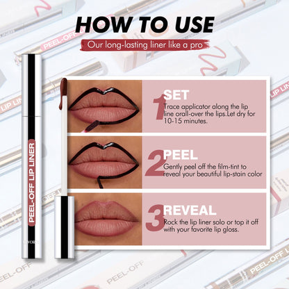 💋 2-in-1 Peel-Off Lip Color | Easy to Wear & Take Off