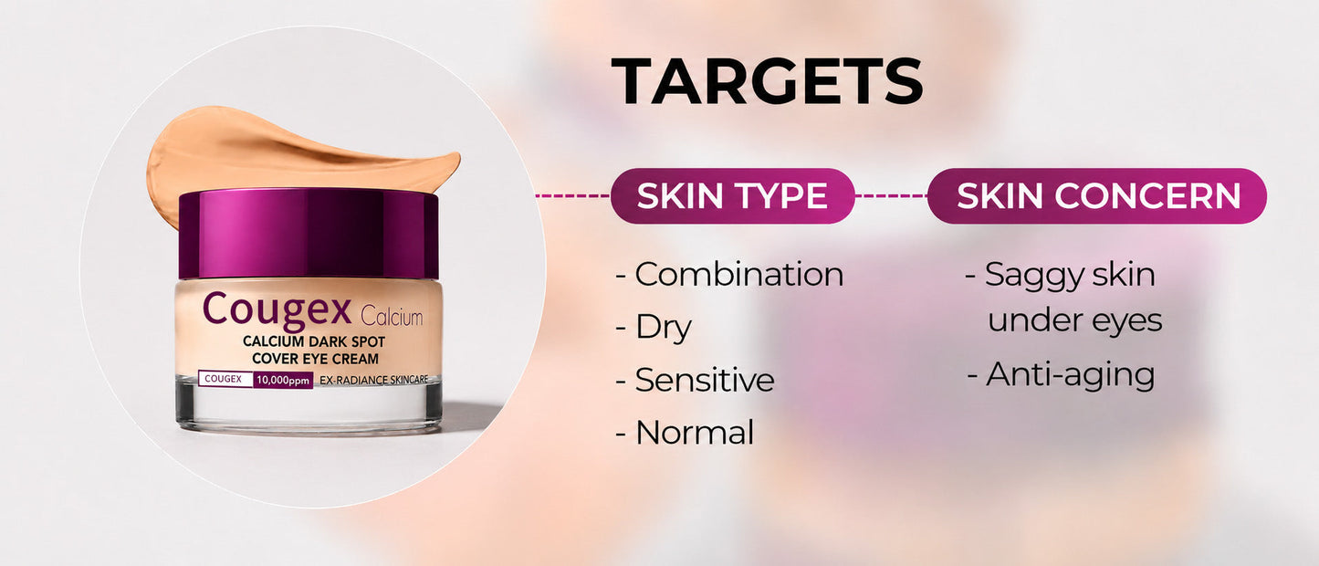 🔥LAST DAY 50% OFF!!Cougex Korean Calcium Dark Spot Eye Cream