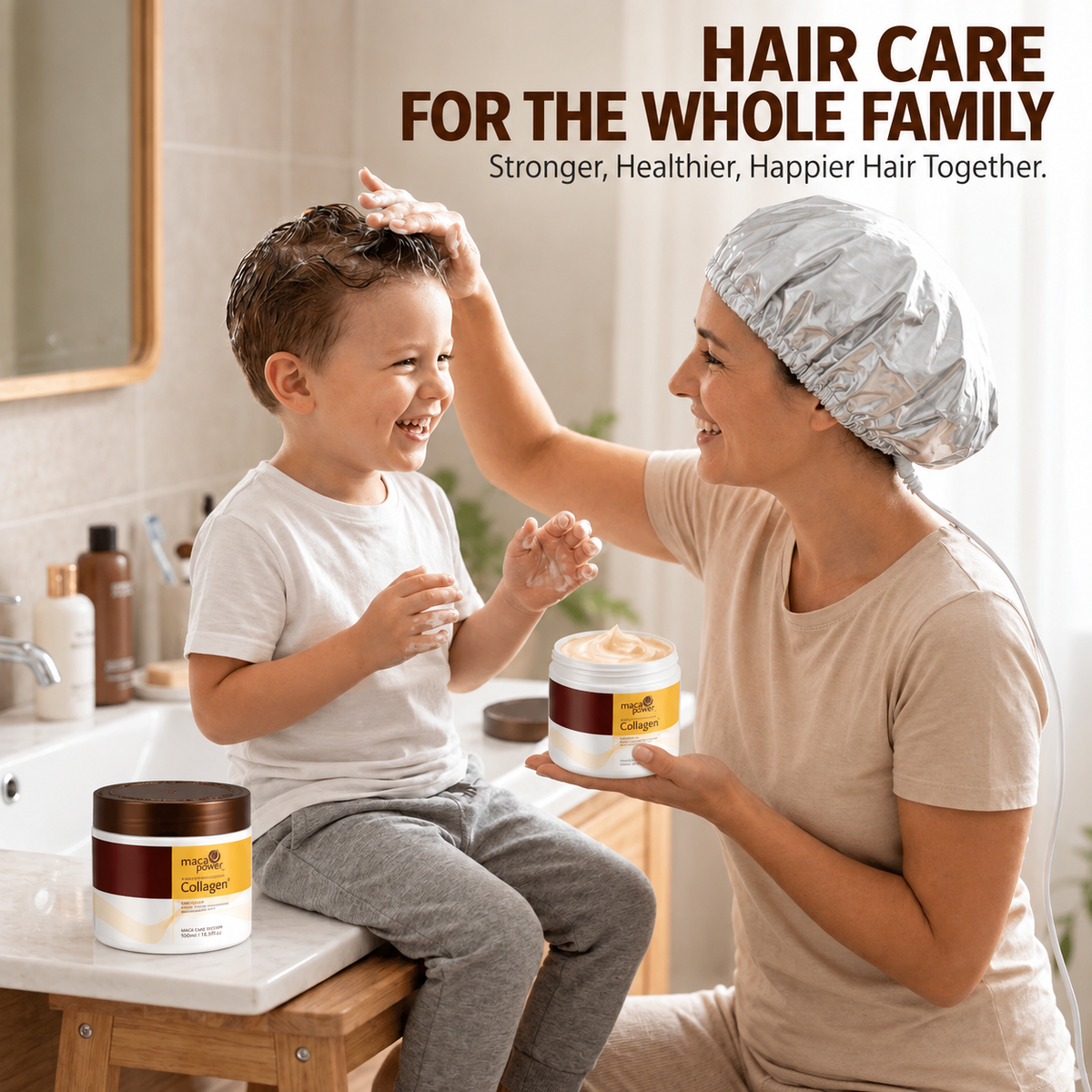 Collagen Hair Mask – Deep Repair & Hydration, 500 ml